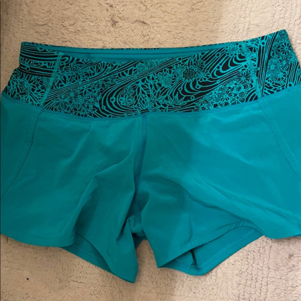 Lululemon speed shorts size 4